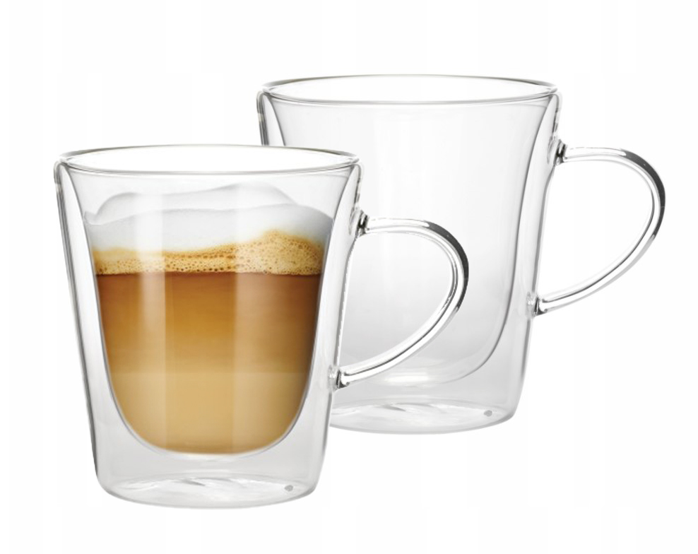 

Szklanki Termiczne Do Kawy Herbaty Z Uchem 270ML