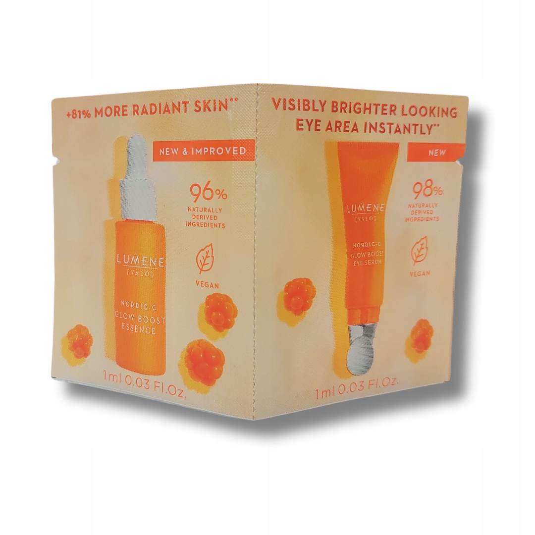 SASZETKI NORDIC C Valo Esencja hialuronowa + serum pod oczy z vit. c 1+1 ml