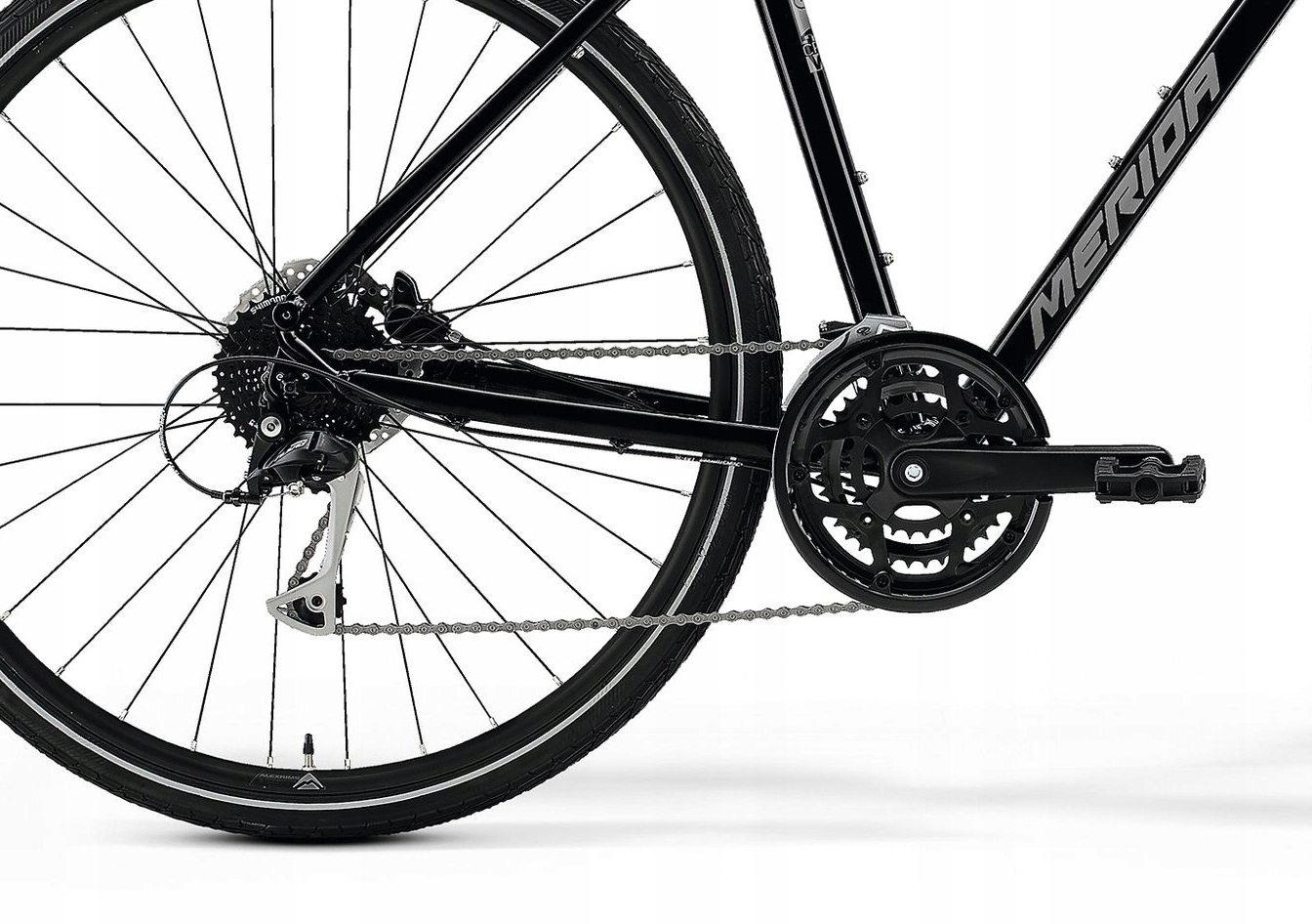 Rower Crossowy MERIDA CROSSWAY 100 XL(59) BLACK(SILVER) 3x9 Marka Merida