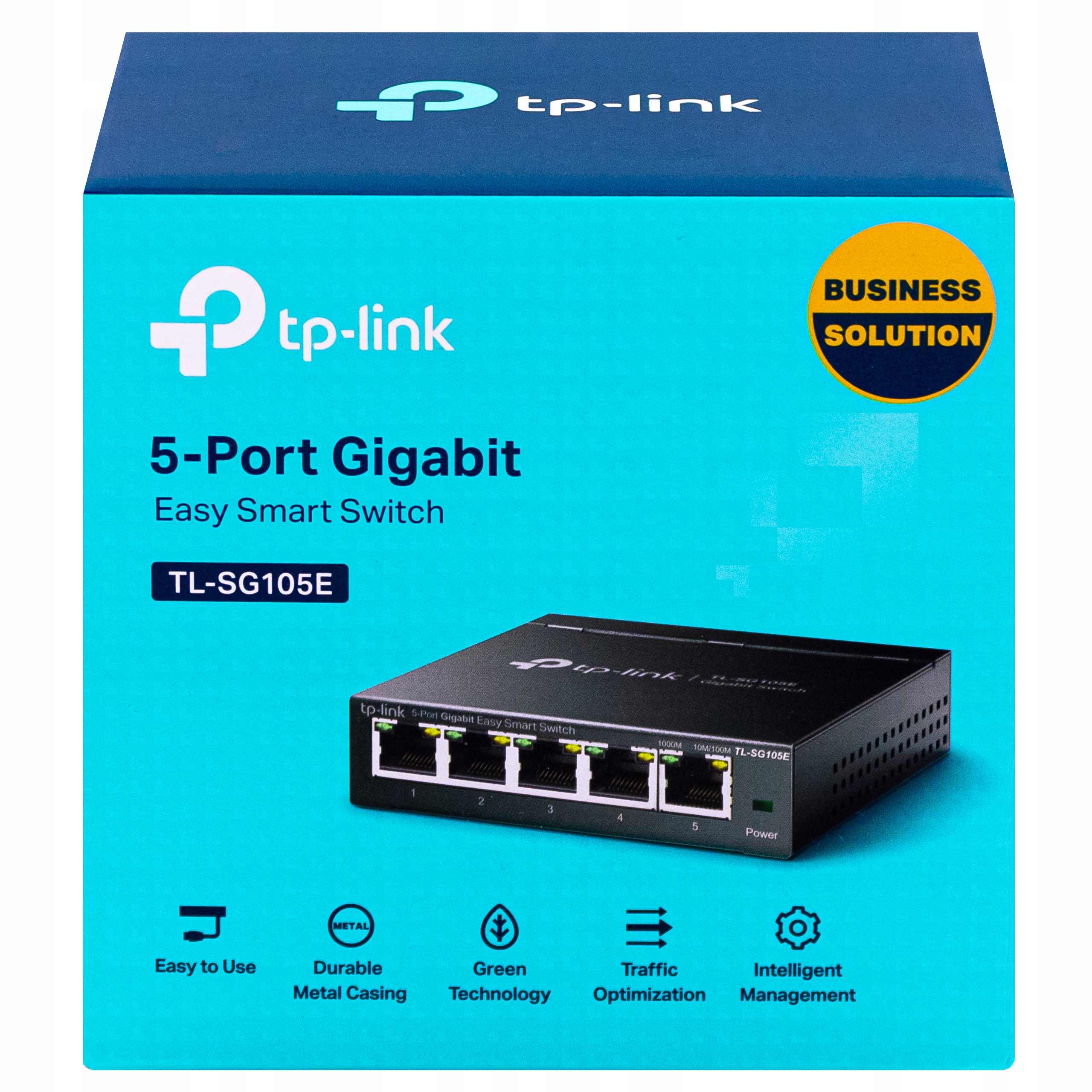

Switch 5port TP-Link TL-SG105E Zarządzalny Gigabit