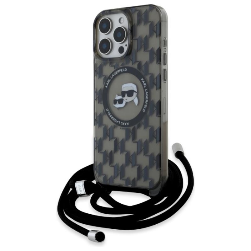 Karl Lagerfeld IML Crossbody Monogram Karl & Choupette Head MagSafe Pouzdro