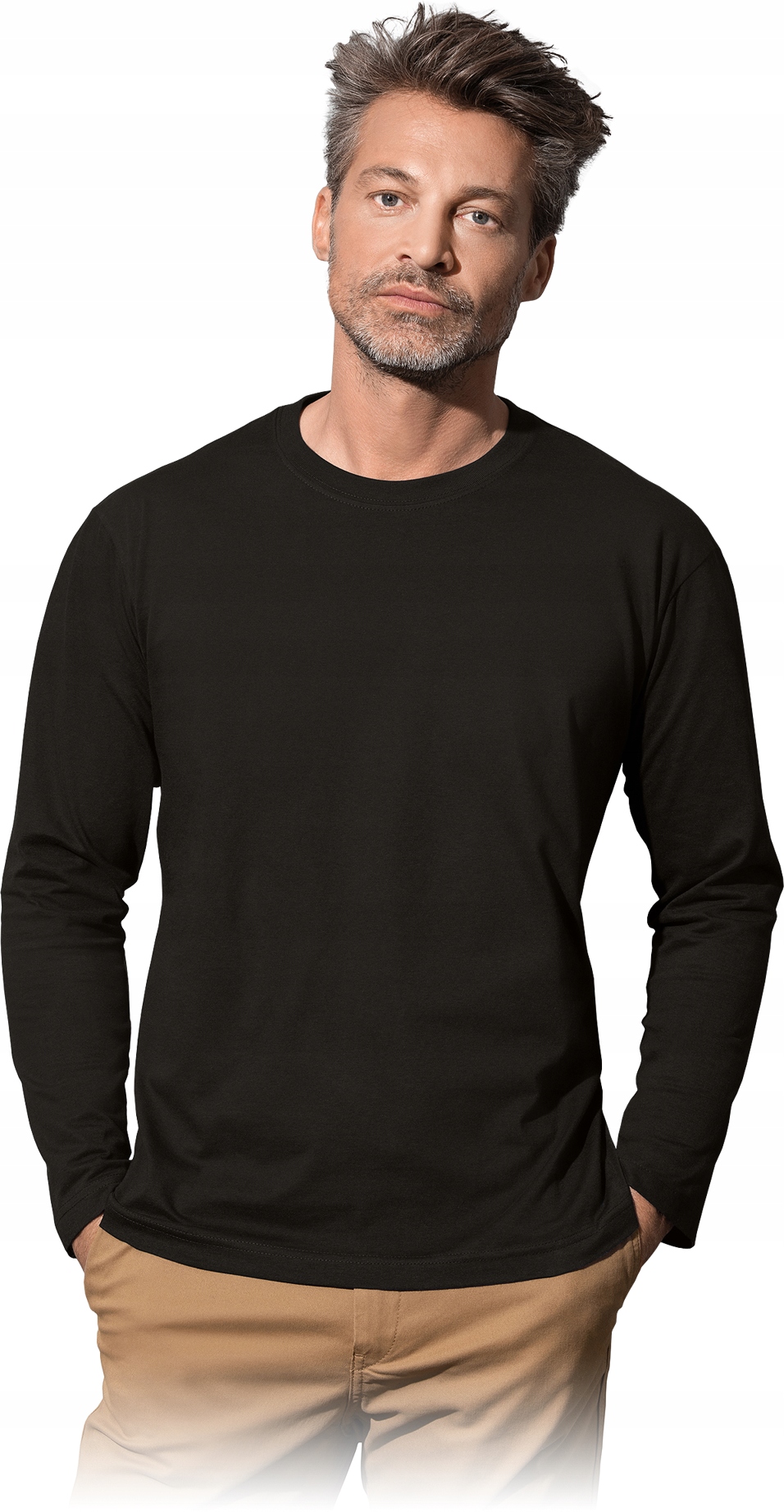 

T-shirt męski z długim rękawem ST2500