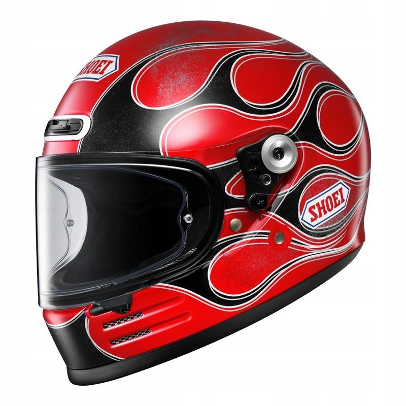 Motocyklová prilba Shoei GLAMSTER06 Blast TC-1 červená čierna Darčeky
