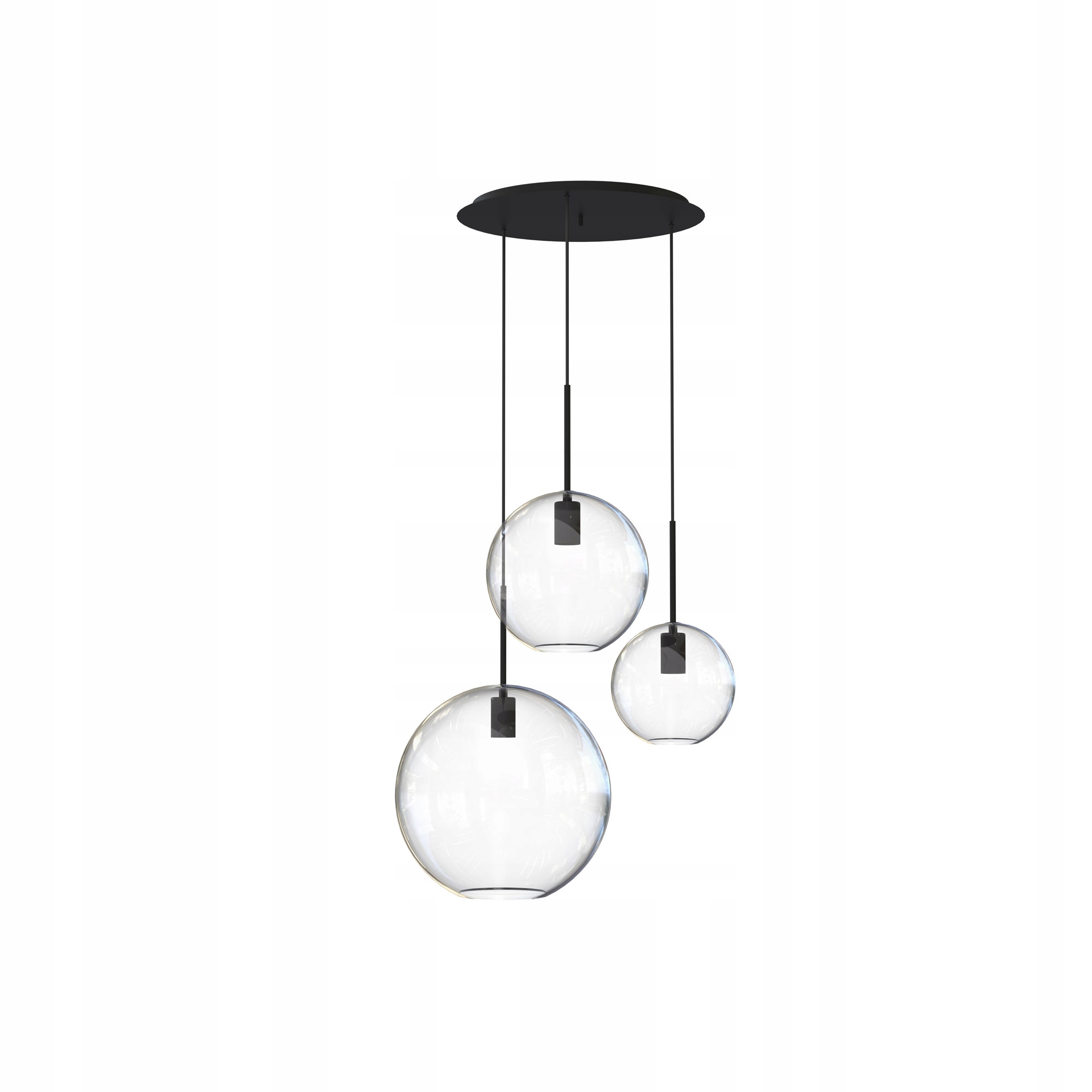 III Kule Sphere Nowodvorski lampa industrialna styl nowoczesny do salonu