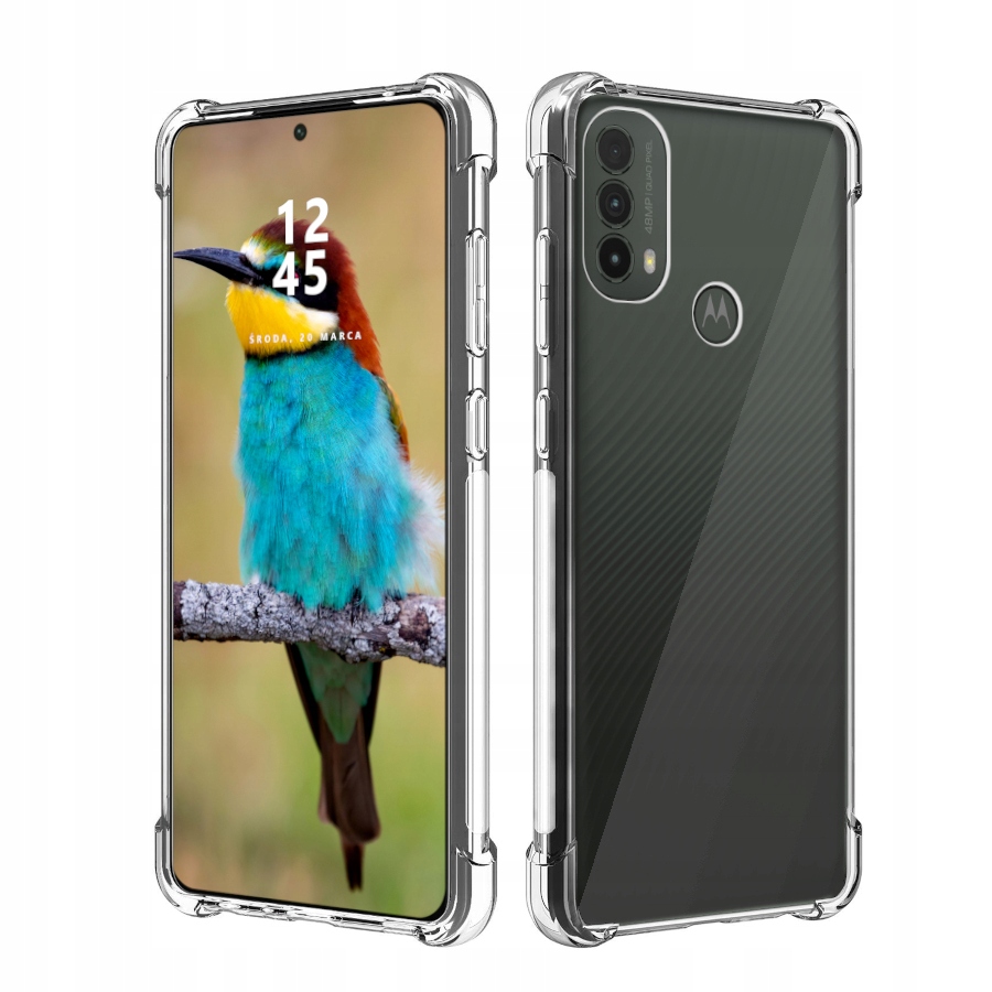 

Etui Pancerne Shock Clear Case Do Motorola E30 E40