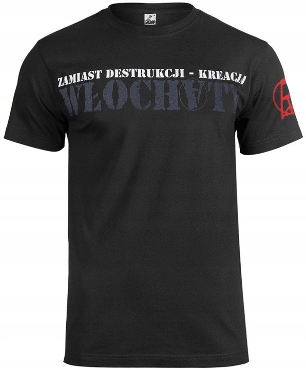 T-SHIRT KOSZULKA WŁOCHATY ZAMIAST DESTRUKCJI r XXL