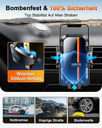 VANMASS Uchwyt Samochodowy Do Telefonu 360° Silikonowy Do iPhone Android — miniatura 5