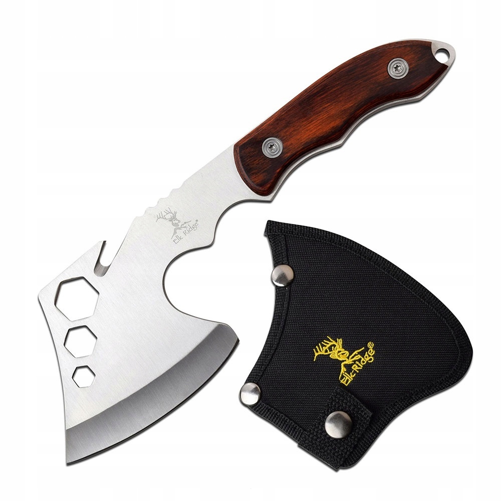 Značková Lovecká Sekera Elk Ridge ER-199BR, Nylonový Obal Pro Přežití