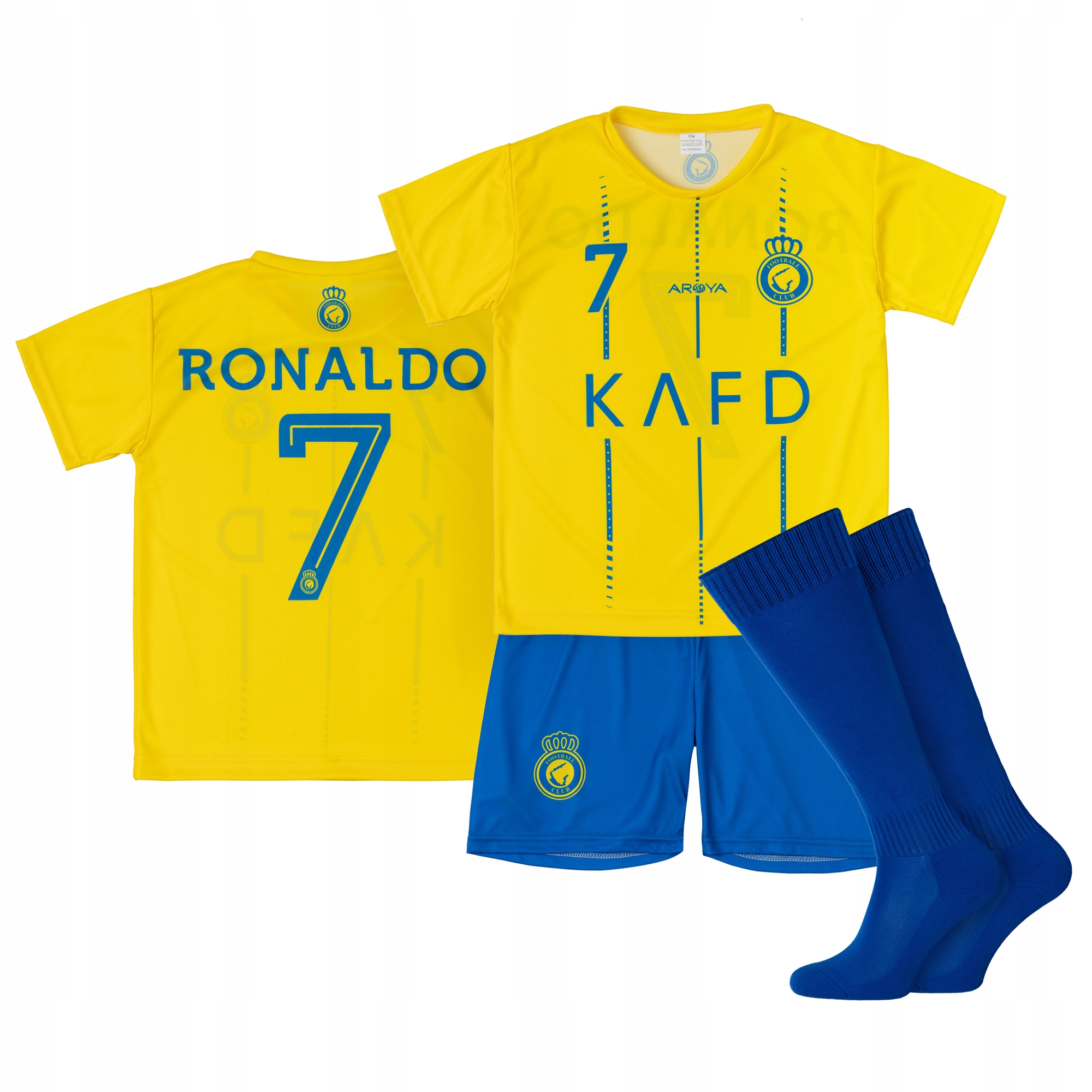 Komplet piłkarski Ronaldo Al Nassr 7 getry