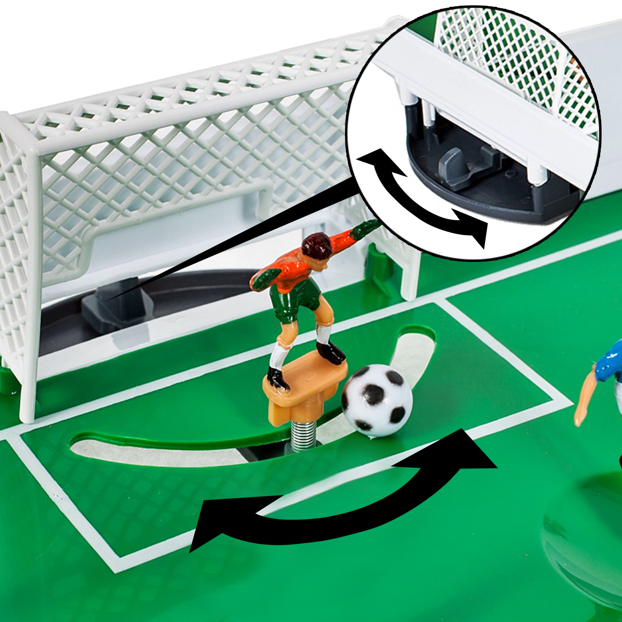 PIŁKARZYKI SPRĘŻYNOWE 22 PIŁKARZY PIŁKA BOISKO GRA Marka MalPlay