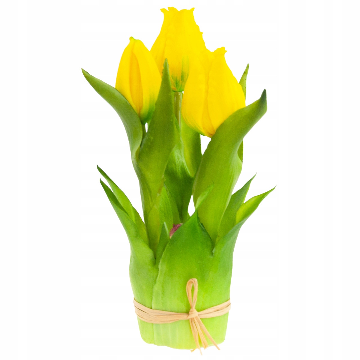 

Tulipan Sztuczny Tulipany Doniczce Jak Żywy Gumowe