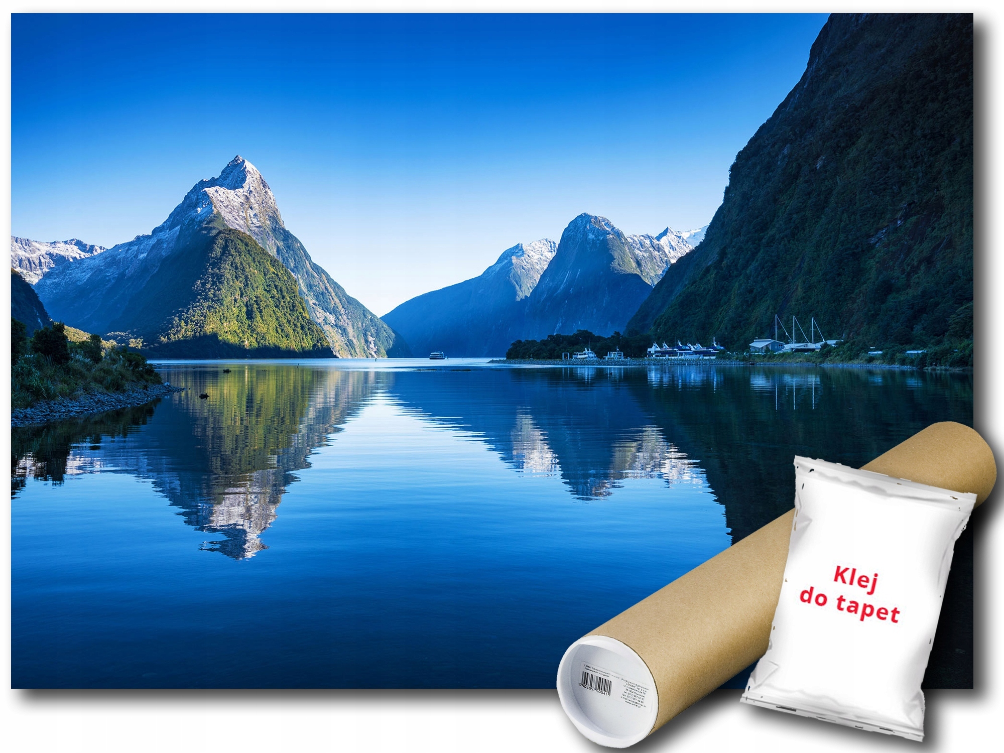 Vinylová Fototapeta Zátoka Milforda Hory 254x184