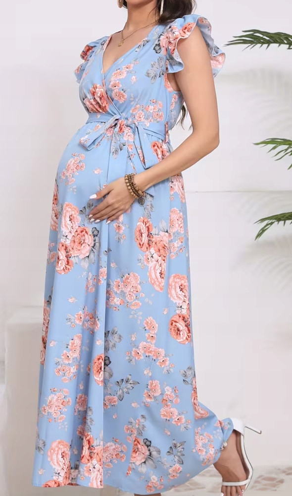 Maxi Šaty Těhotenství Kojení na oslavy XXL