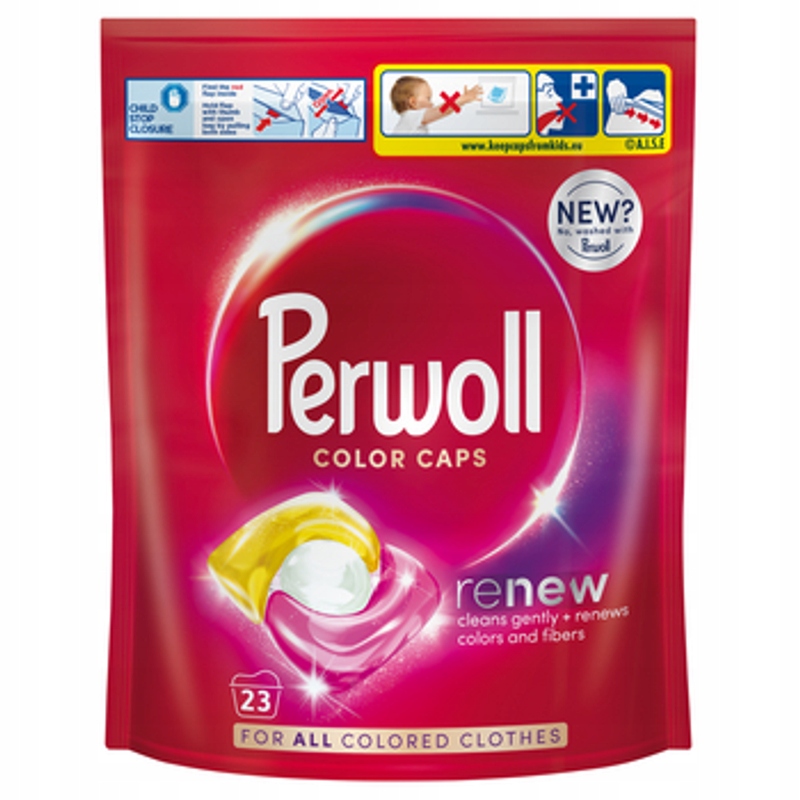 Levně Perwoll Renew Caps Color 310,5 g 23 kusů