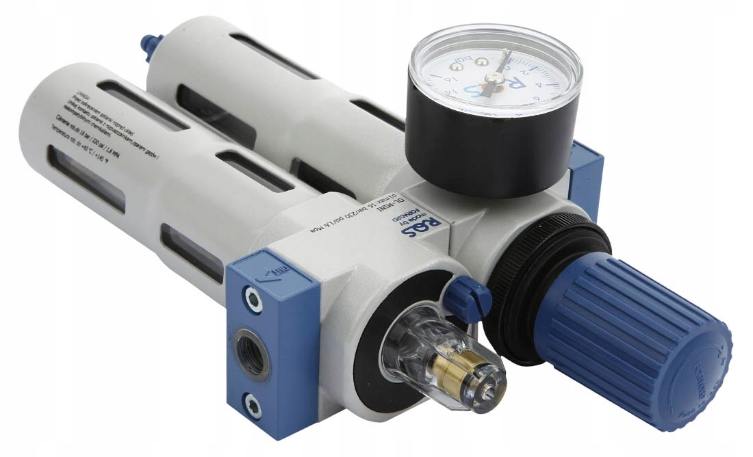 FILTR REDUKTOR ODWADNIACZ NAOLEJACZ 1/4'' - RQS EAN (GTIN) 5905255414693