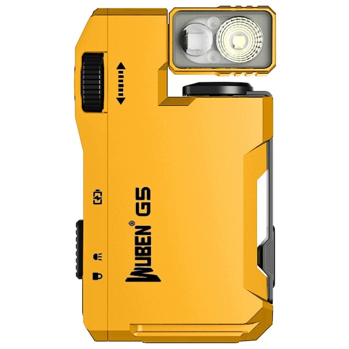 Kompaktní svítilna s akumulátorovým držákem Wuben G5 Yellow 400 lumenů