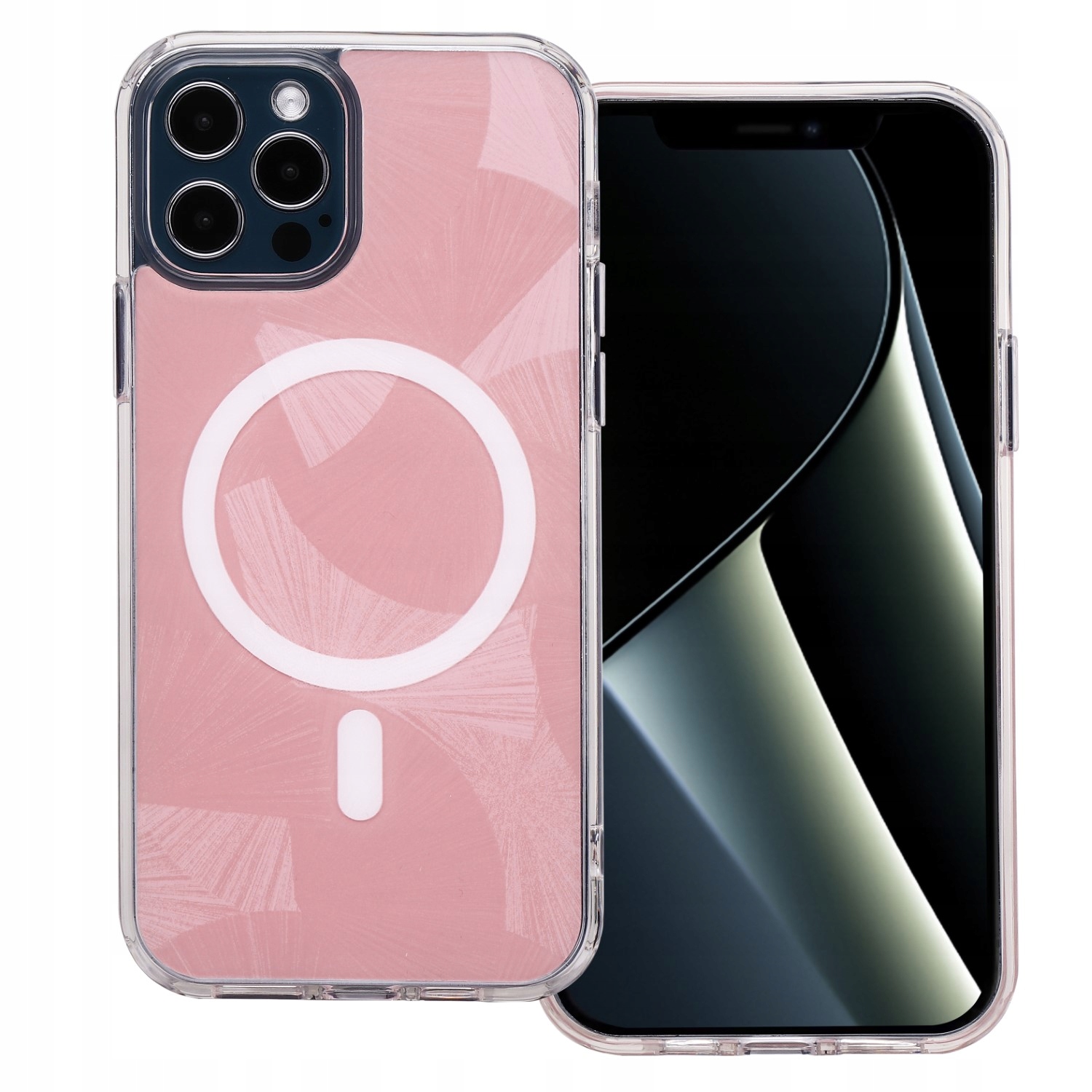 Nakładka Flash Mag do iPhone 12 12 Pro 6,1" różowa Tfo