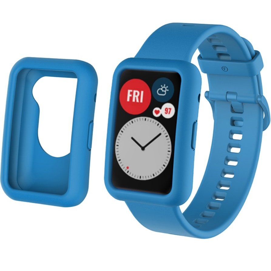 

Silikonowy Pasek Z Etui Do Huawei Watch Fit