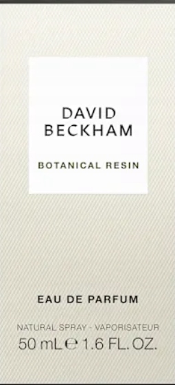 Pánská parfémovaná voda David Beckham Botanical Resin 50 ml