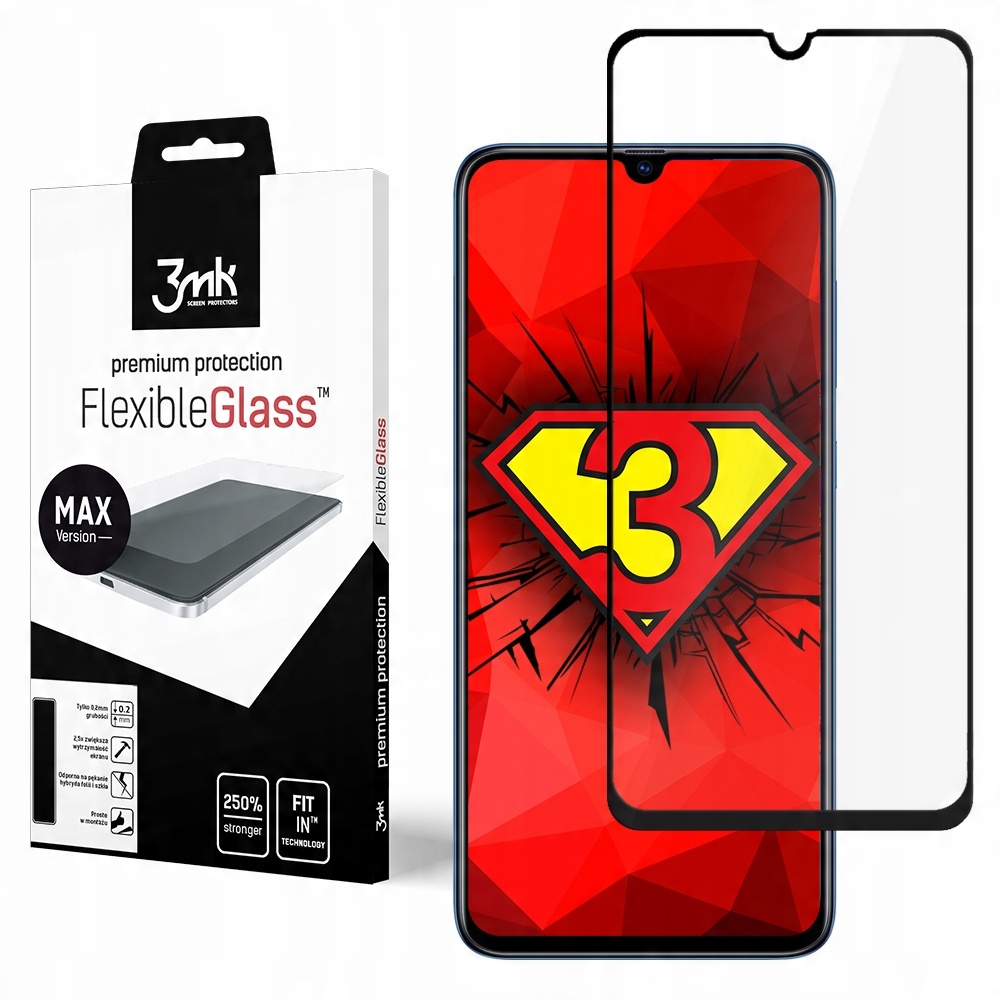 

Szybka na ekran | 3mk Flex Glass Max do Galaxy A70