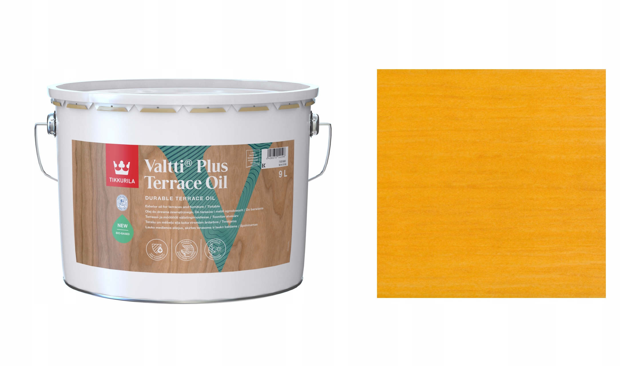 TIKKURILA VALTTI PLUS TERRACE OIL 9L 5050 MESI OLEJ DO TARASÓW