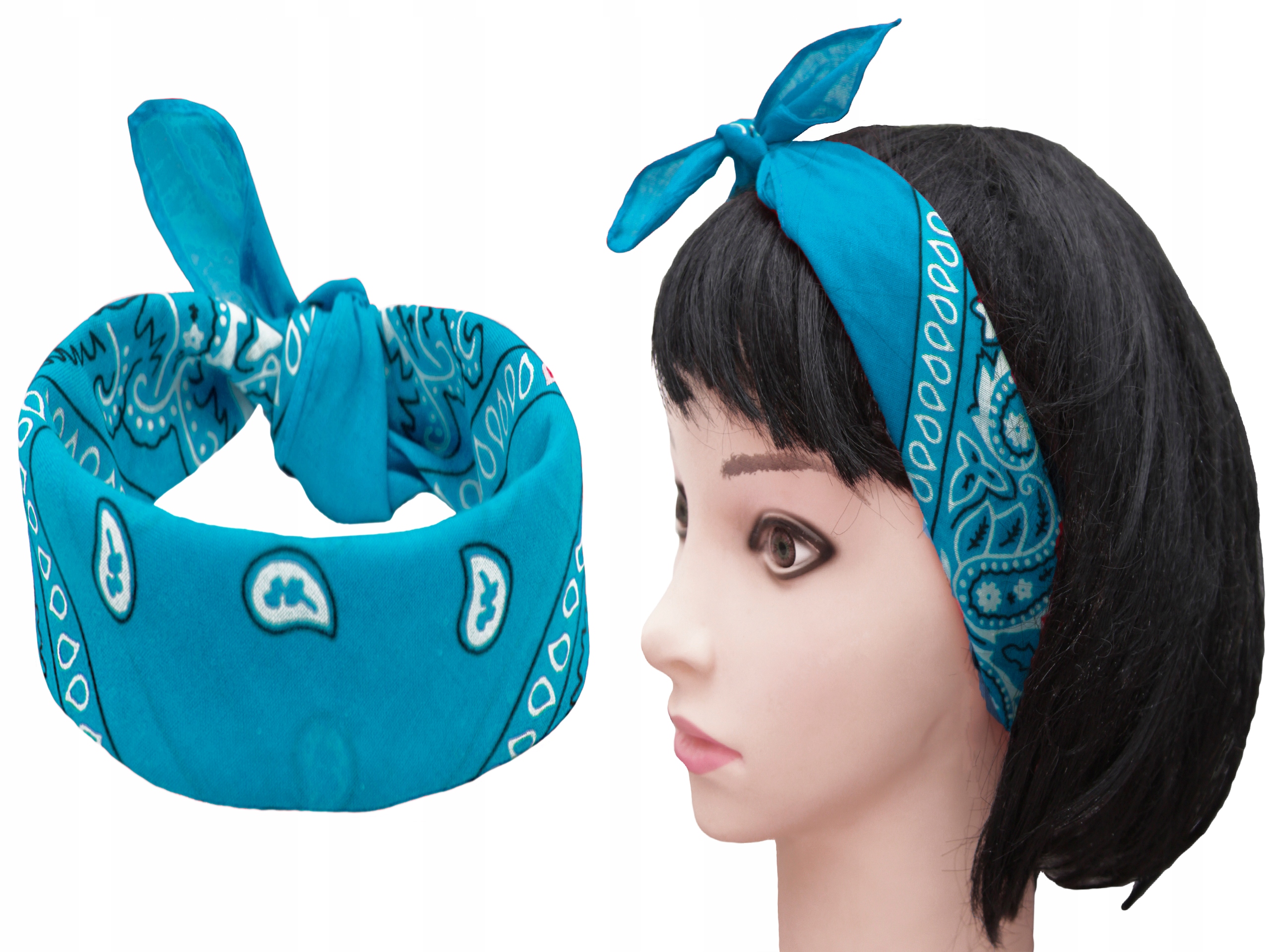 

Bandamka chustka Bawełniana bandana Duży Wybór