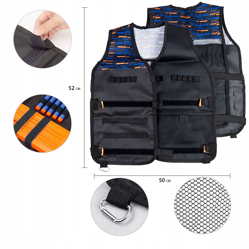 KAMIZELKA DO BITWY NERF NA DODATKI STRZAŁKI Rodzaj pistolety