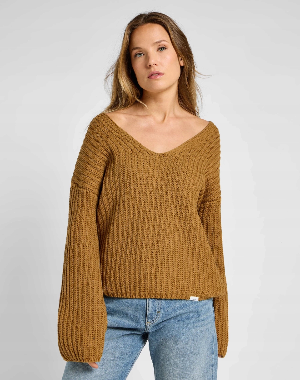 Dámský svetr Lee Kimono Sleeve Knit Glazed Ginger 112358305 M