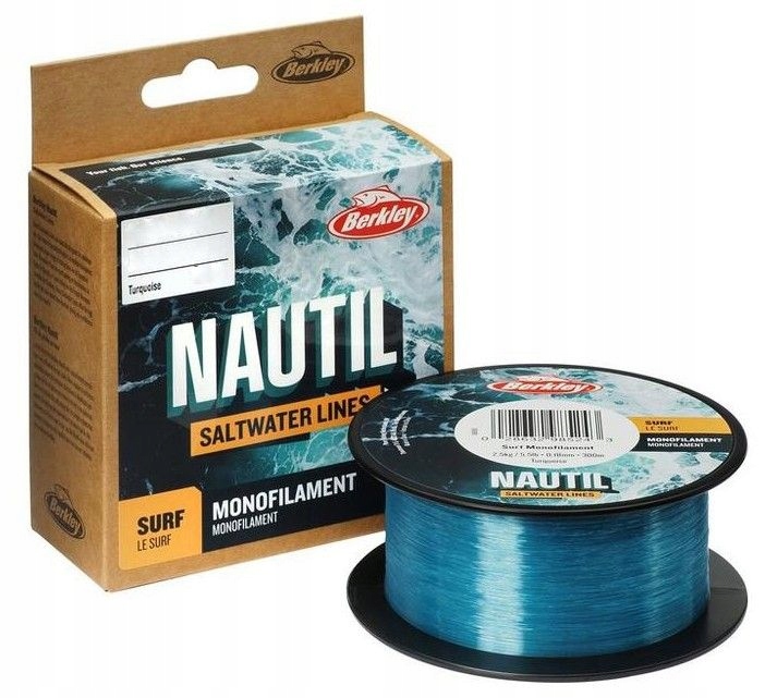 Żyłka Berkley Nautil Surf Monofilament 0,30mm 600m Średnica (mm): 0.30