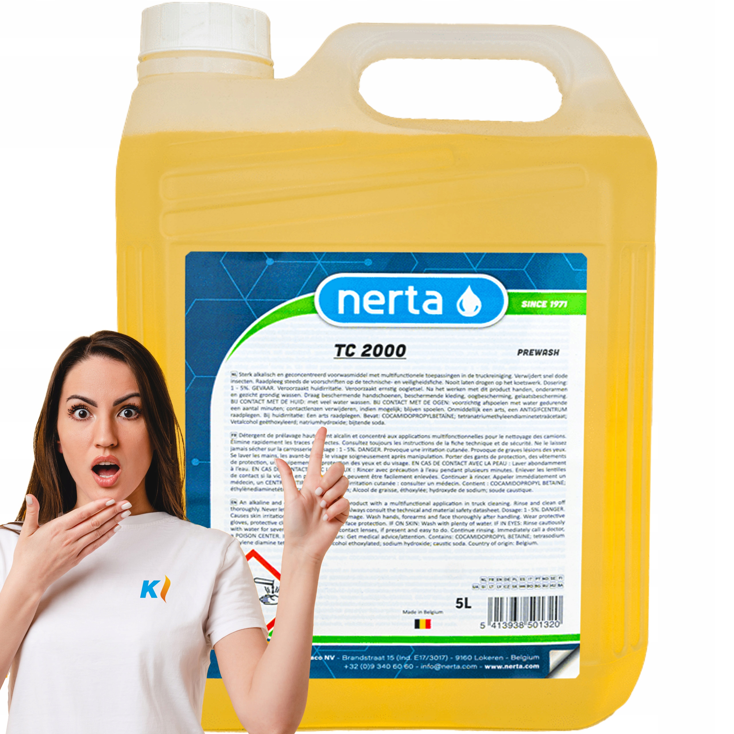 Aktywna Piana Do Mycia Samochodu Tir Ciężarowe Nerta Tc 2000 5L Tfr Mocna