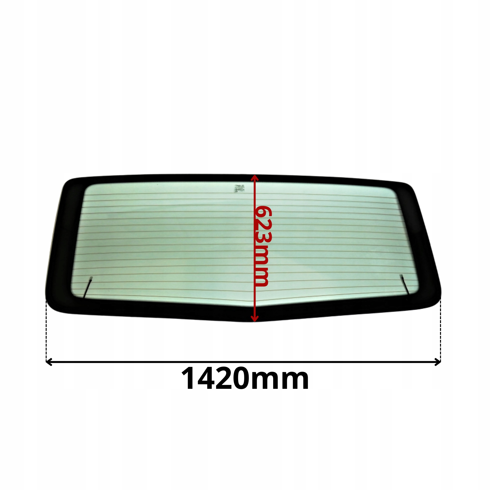 SZYBA TYLNA CAŁA W KLAPĘ TYŁ OPEL VIVARO II 2 14- (0128)