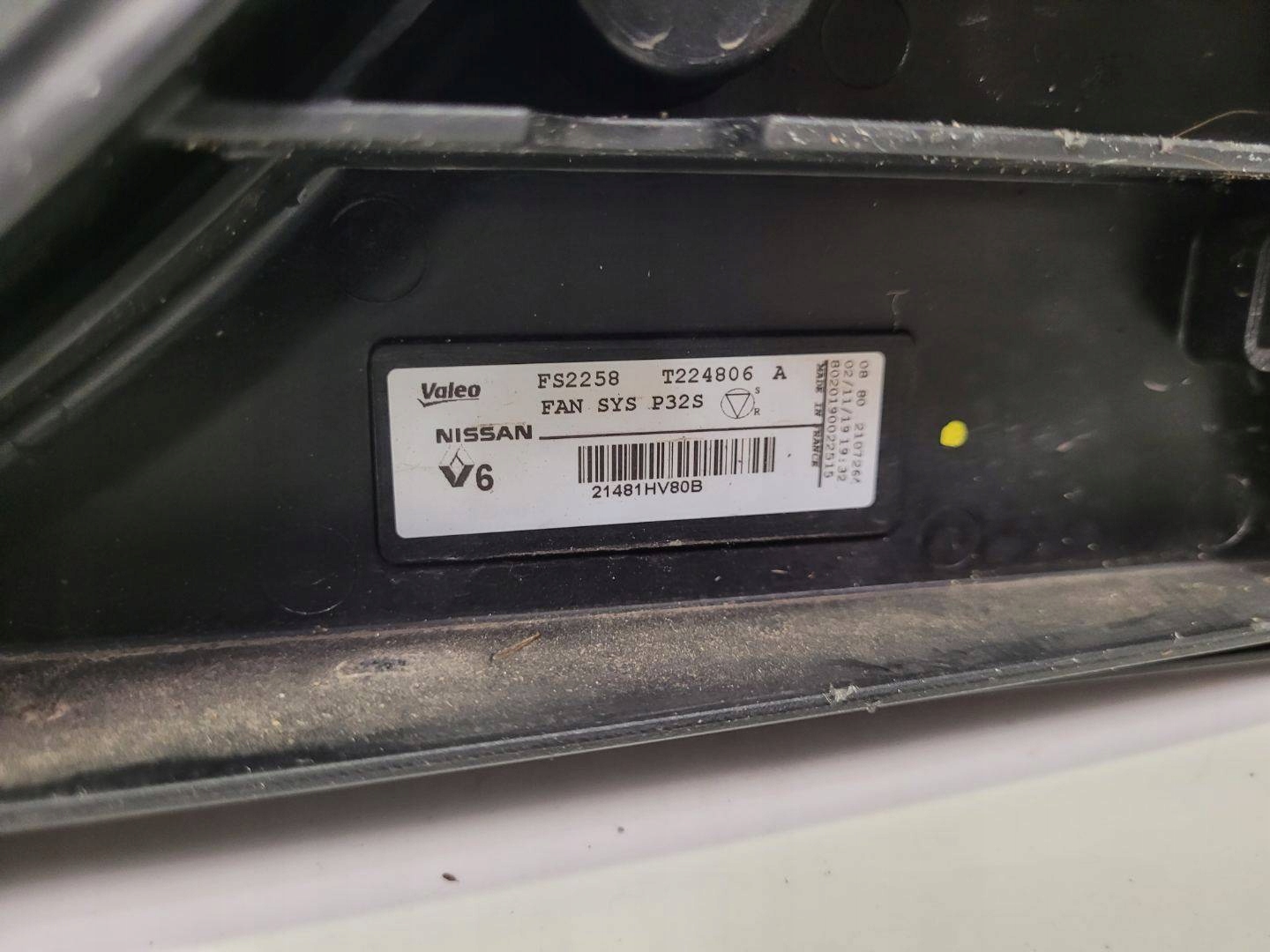 ventilátor chladiče Renault Kadjar 2018 21481HV80B