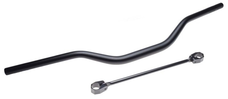Kierownica Fatbar 80CM Cross Enduro Supermoto Solidna Z Rozpórką 4