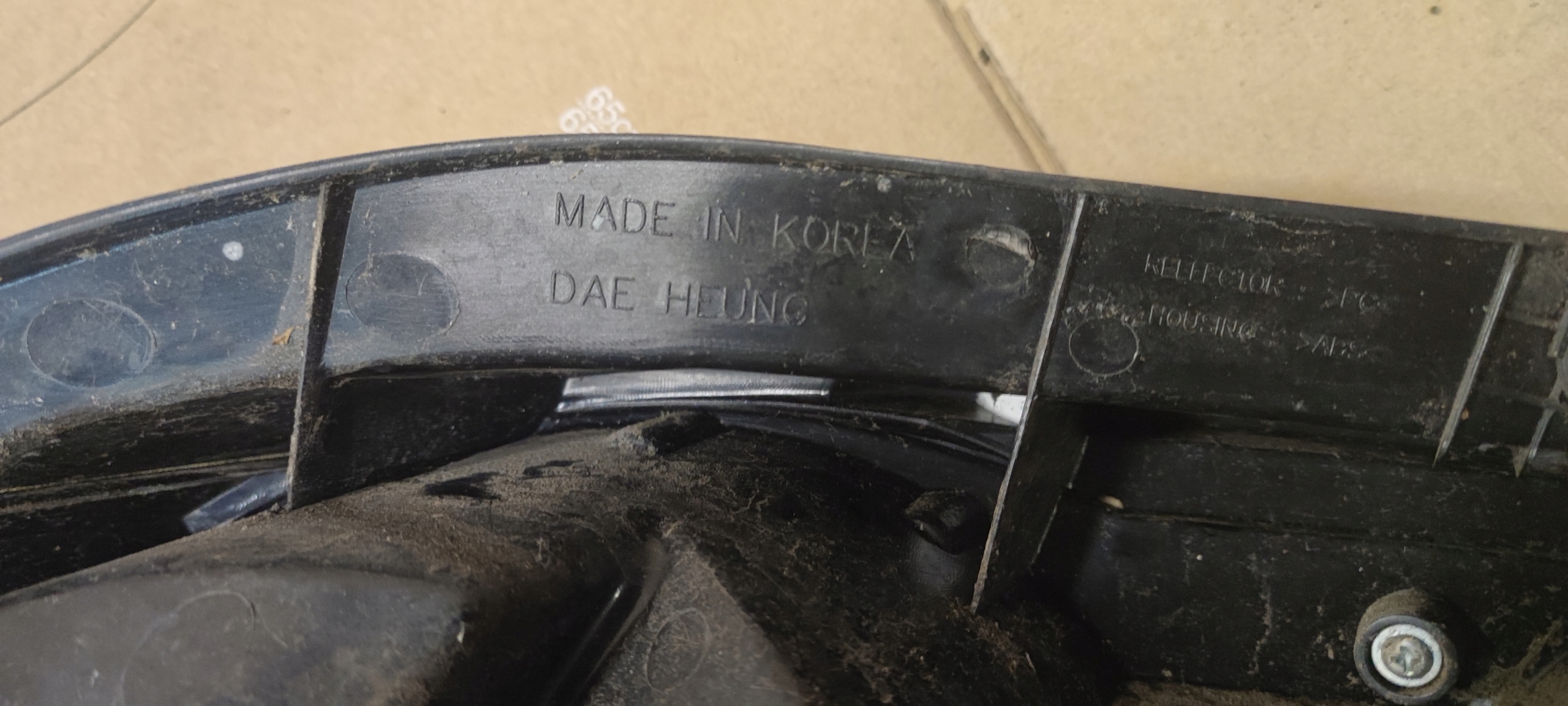CHEVROLET SPARK M300 light rear part rear right complete