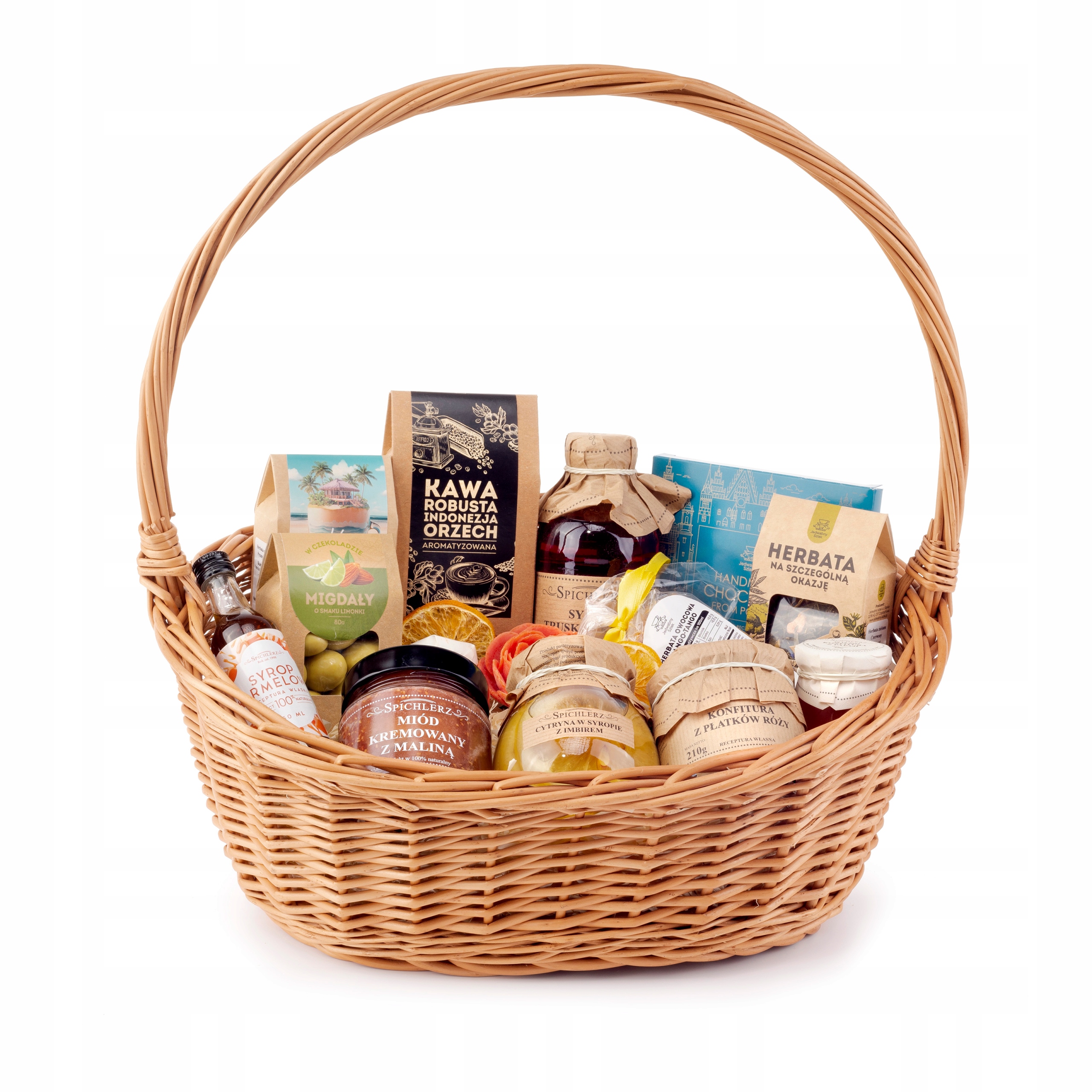 Levně Elegantní Narozeninový Koš na med sada pro maminku dárek k výročí svatby