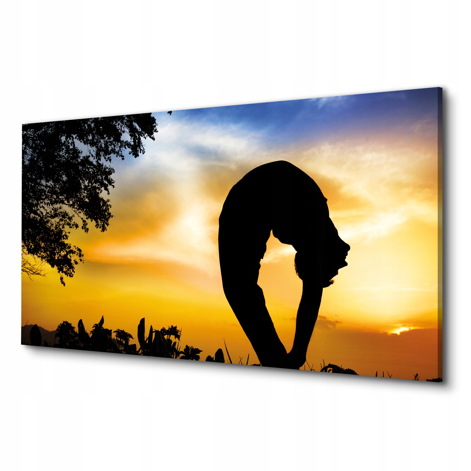 Canvas dekorace Jóga tělo slunce 100x50