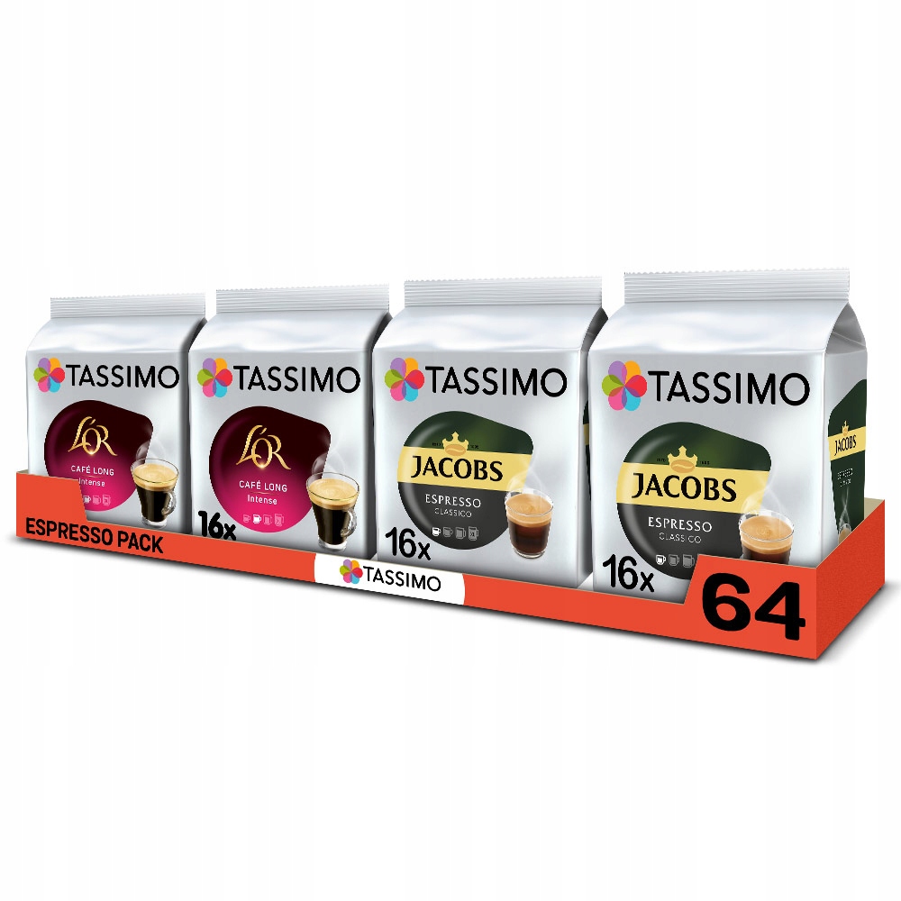 Kapsułki Tassimo Jacobs EspressoPack, 64 sztuk