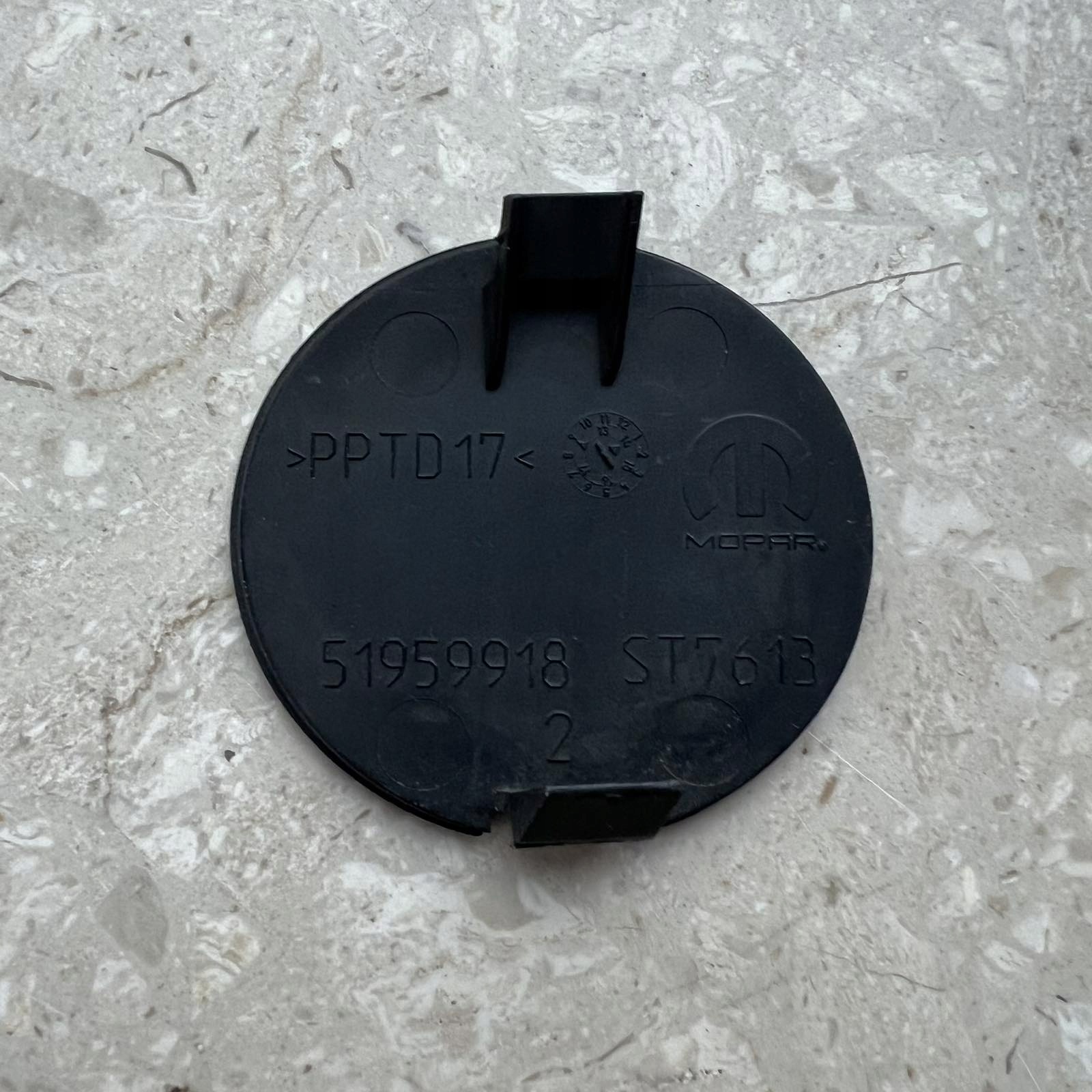 JEEP RENEGADE 14-18 towing hook cap bumper front 51959918