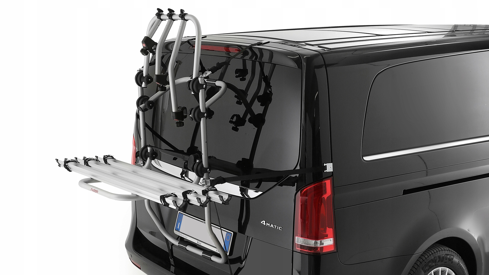 Bagaznik rowerowy na klape do VW Caddy III IV Color silver