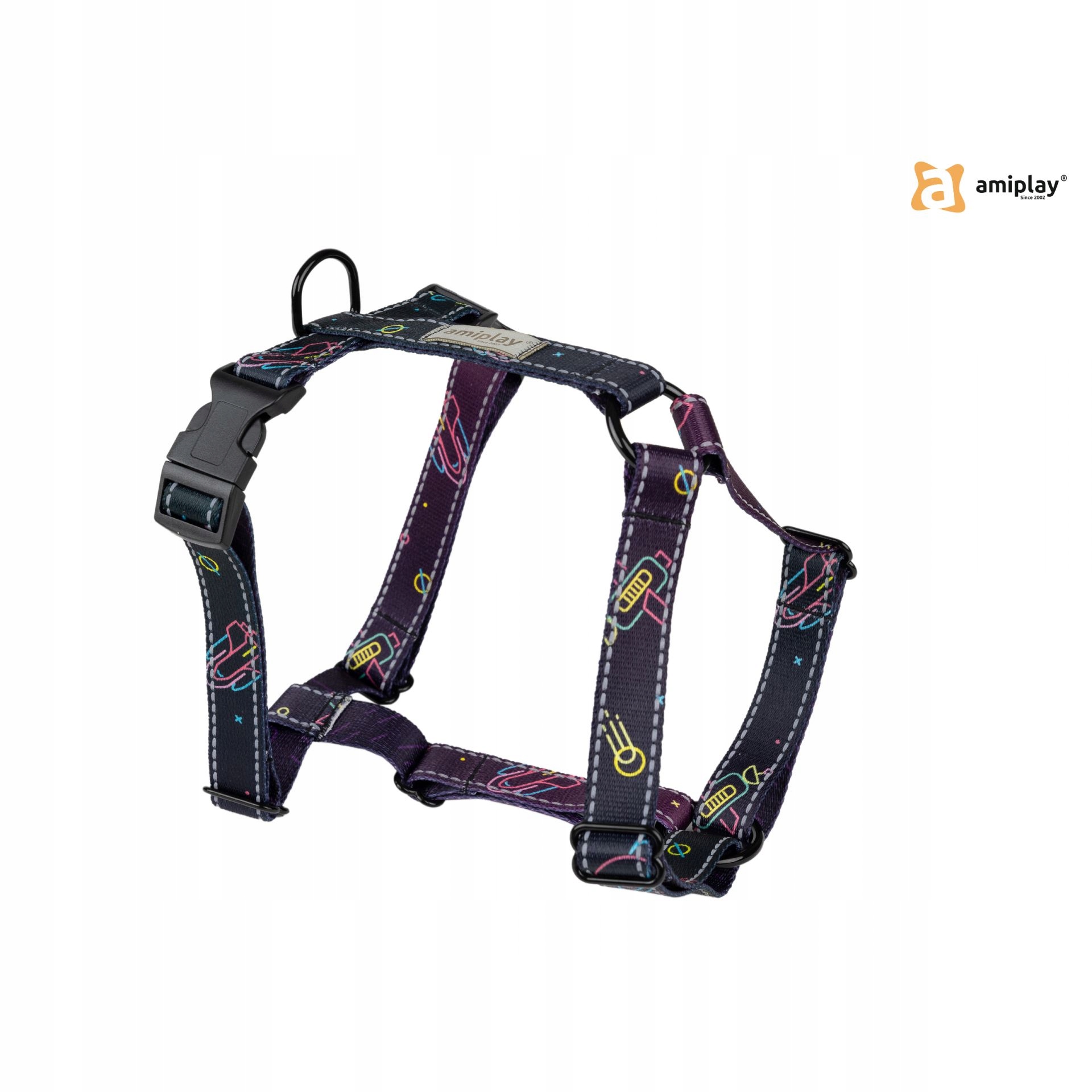 Amiplay BeSpace szelki regulowane Guard Neon rozmiar L