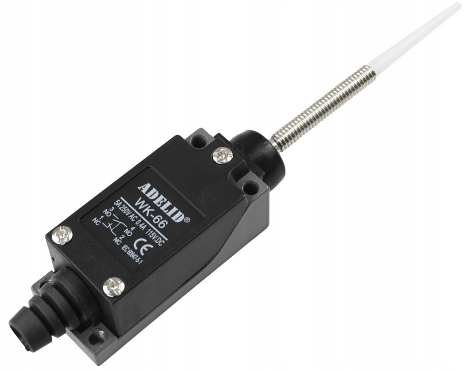 Wyłącznik krańcowy ze sprężyną 5A IP65 WK-66