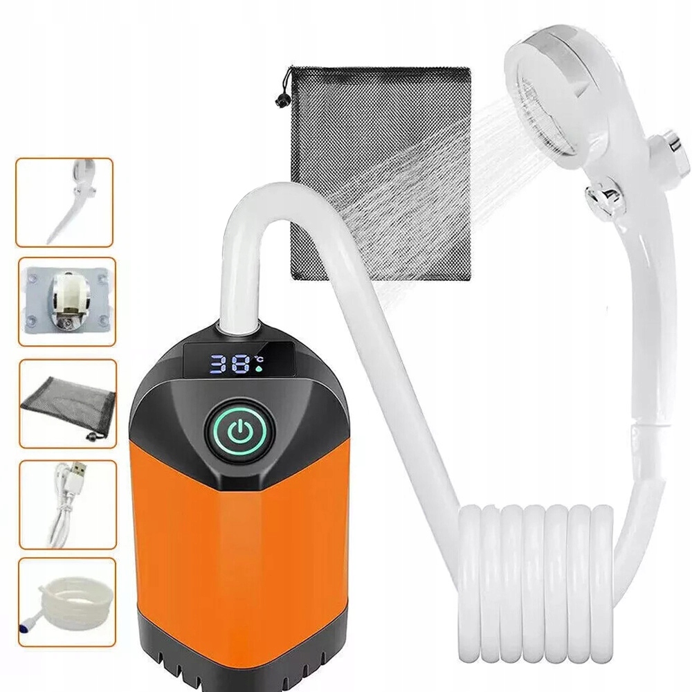 Turistický Sprchový Kout Camping Akumulátor 4800 mAh