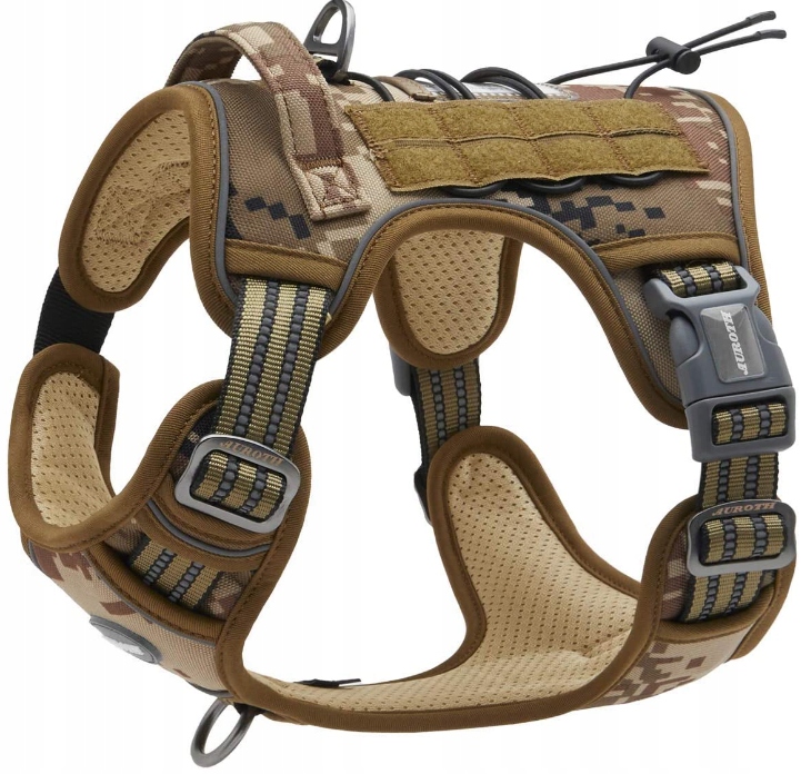 Levně Taktické Nastavitelné Popruhy Pro Psa Bonus Auroth Tréninkové M