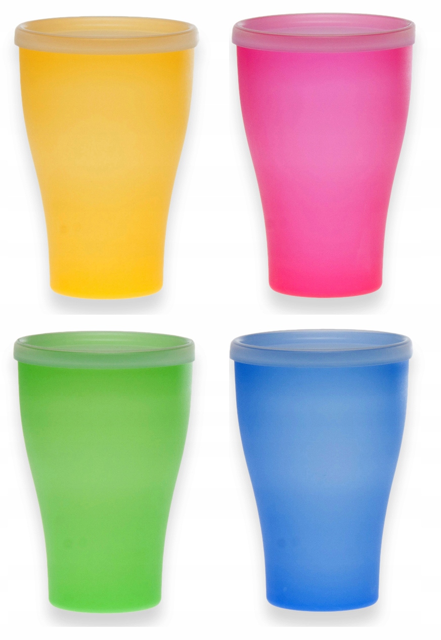 

Kubek plastikowy wielorazowy 500 ml zestaw 4 szt
