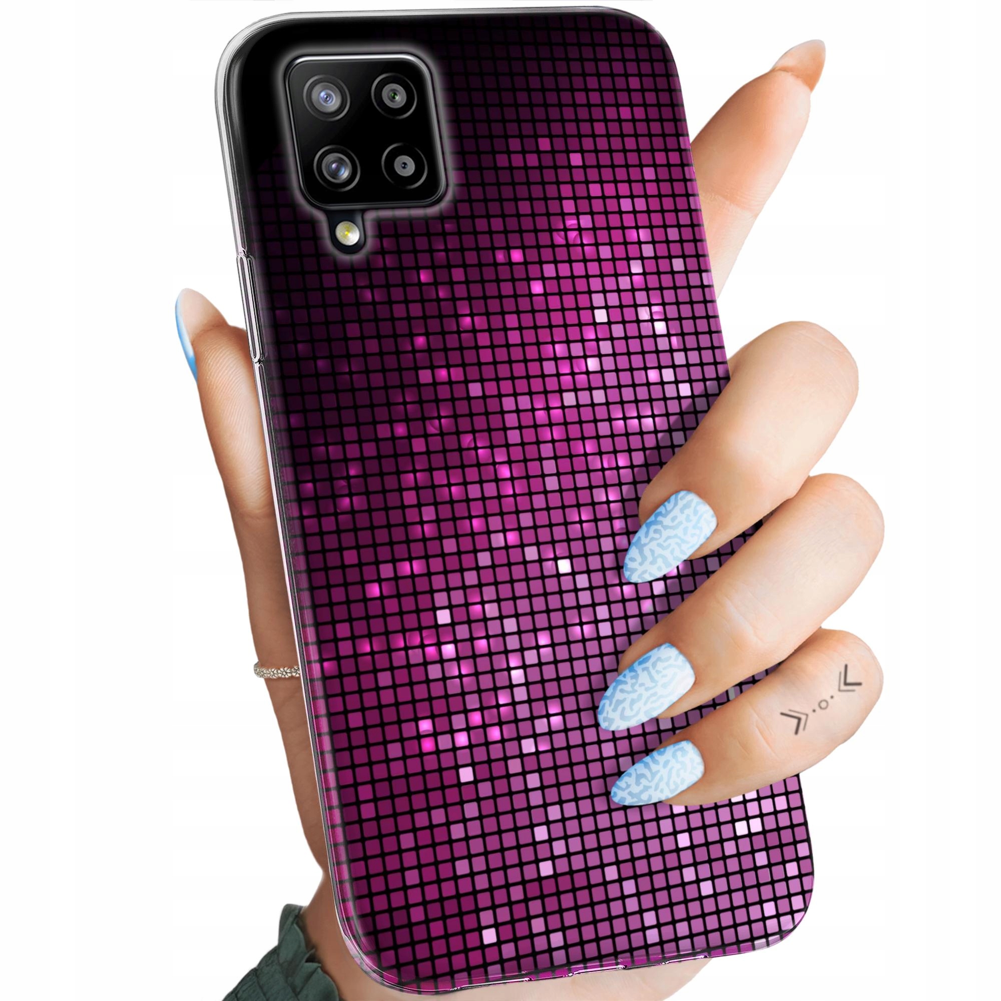 Etui Do Samsung A42 5G Imitacja Brokatu Brokatowe Błyszczące Obudowa