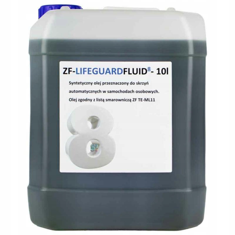 Zf Lifeguard Fluid 8 10L 8HP olej przedkładniowy do skrzyni au