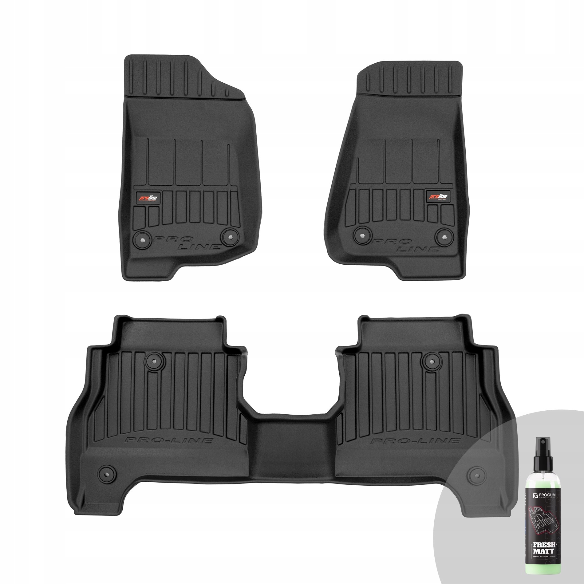 Frogum 3D autokoberce pro Jeep Gladiator od roku 2019 střed