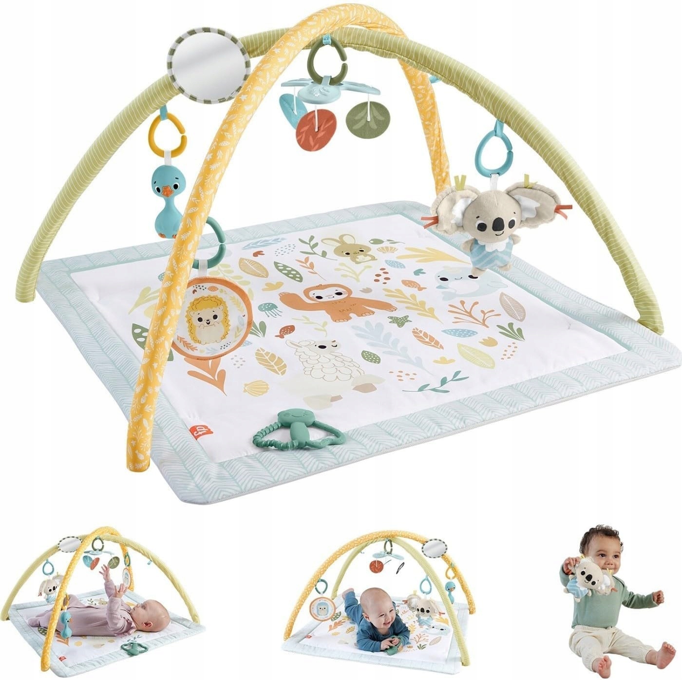 Fisher Price Mata Sensoryczna Dla Niemowląt Premium HRB15
