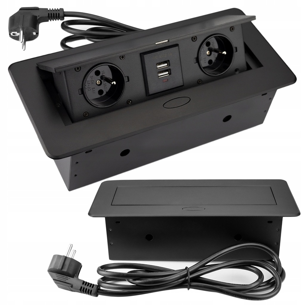 

Gniazdo Chowane W Blat Nablatowe 2 Usb gniazdko