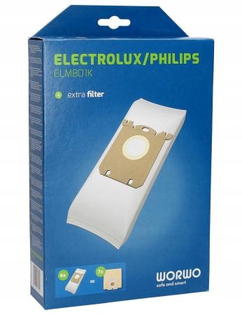 

4x Worek + filtr odkurzacza Electrolux serii ZE3